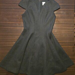 Julia Jordan Black Textured Dress